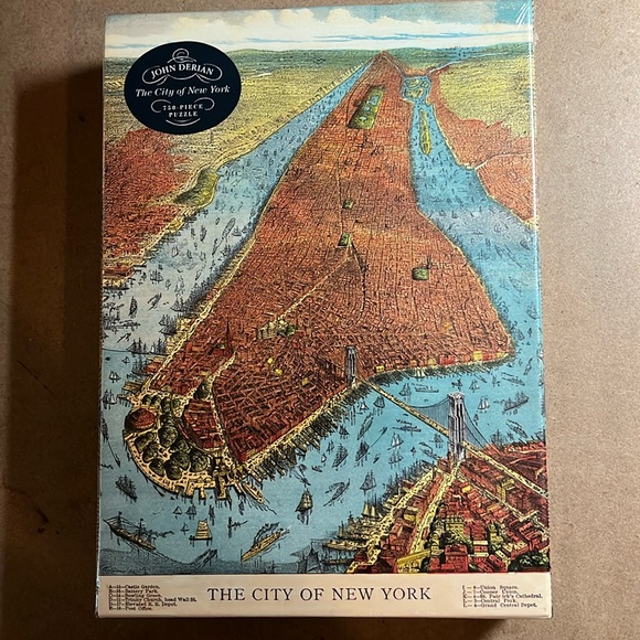 Artisan Other - 💟🧩 750 Piece New Factory Sealed John Derian “The City of New York”. Collectable.